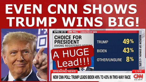 New CNN Poll Shows Trump WINNING in a LANDSLIDE!