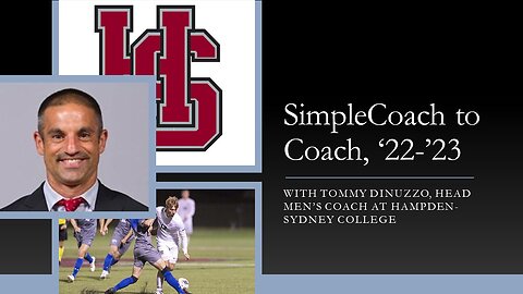 A SimpleCoach to Coach Interview with Tommy DiNuzzo, Head Men's Coach at Hampden-Sydney College