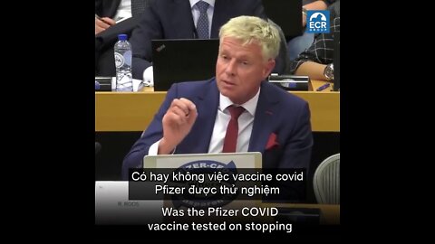 Giám đốc Pfizer thừa nhận KHÔNG CÓ nghiên cứu về việc vaccine chống lây lan virus