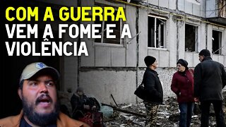 Mariupol, moradores saqueiam o maior shopping da cidade (Ucrânia)