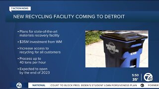 New recycling facility coming to Detroit