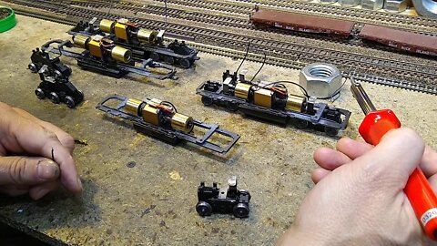 Athearn SD45 GP35 rebuild part 15 hard wiring the trucks