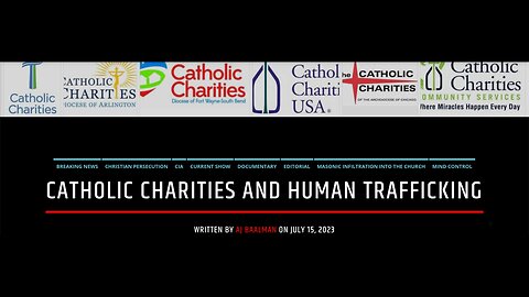 CATHOLIC CHARITIES AND HUMAN TRAFFICKING