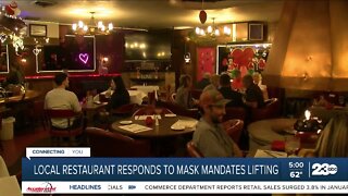 Bakersfield restaurant responds to mask mandate being lifted