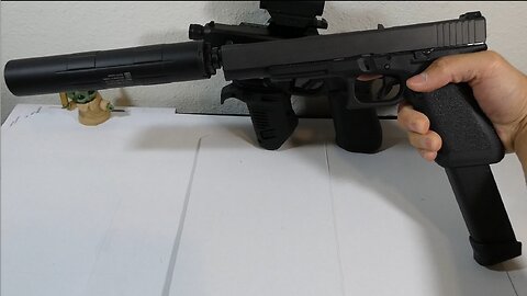 Glock 17L with SilencerCo threaded barrel and Octane 9 suppressor