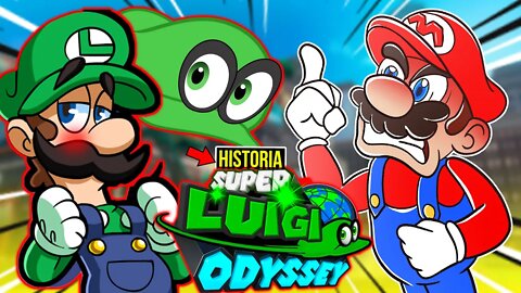 LUIGI é MELHOR que MARIO 😵| SUPER MARIO ODYSSEY com LUIGI