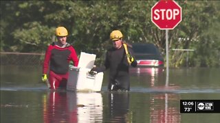Katie Lagrone in Orange County | Water rescues in Orlando continue.