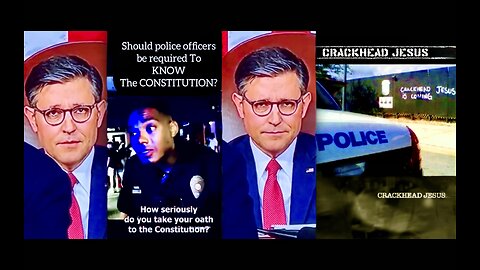 Corrupt USA Cops Follow Lead Of Treasonous House Speaker Mike Johnson Failing To Uphold Constitution