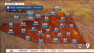 Dry, hot weather returns