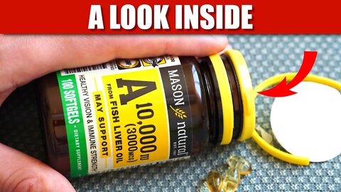 Unboxing Mason Natural Vitamin A from Fish Liver Oil 3,000 mcg 10,000 IU 100 Softgels