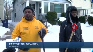 GYC MINISTRIES HELPS CLEAR SNOW FROM BUFFALO SIDEWALKS