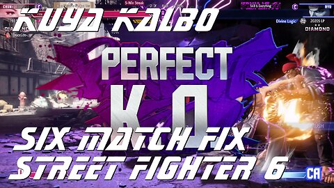 Kuya Kalbo Six Match Fix with Chun Li on Street Fighter 6 as Puyat 03-31-2024