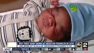 Boy first baby born at MedStar Franklin Medical Center in 2018