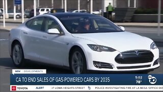 CA to end sales of gas-powered cars by 2035