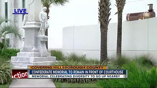 Commissioners vote to keep Confederate war memorial in Hillsborough County, add diversity memorial