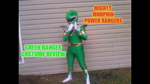 Mighty Morphin Power Rangers Green Ranger costume review