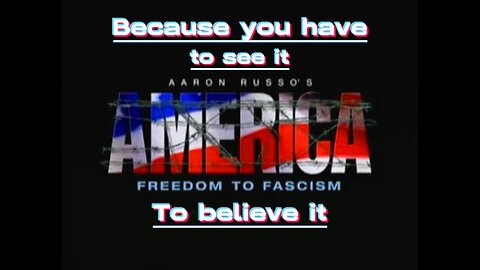 America - Freedom To Fascism by Aaron Russo (must watch)