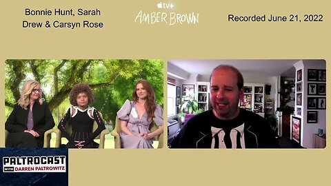 Bonnie Hunt, Sarah Drew & Carsyn Rose ("Amber Brown") interview with Darren Paltrowitz