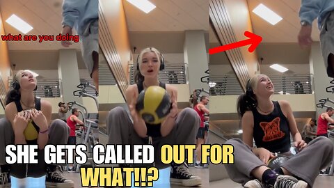 Viral thirst TROLL gets confronted at the gym for inappropriate workout.