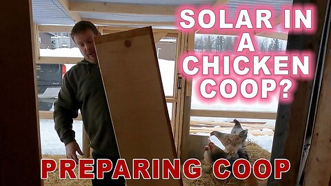 Chicken Coop Solar Power Preparation