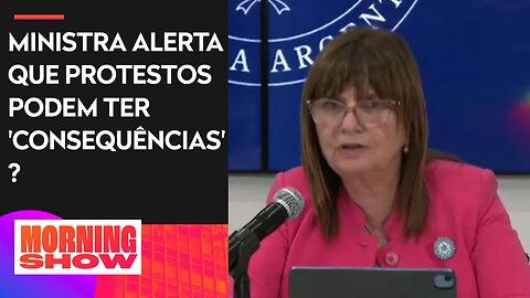 Política na Argentina: Governo Milei divulga protocolo antiprotestos