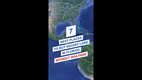 7 places in Florida to buy cheap land without HOA