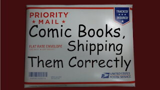 Shipping comic books quickly and correctly