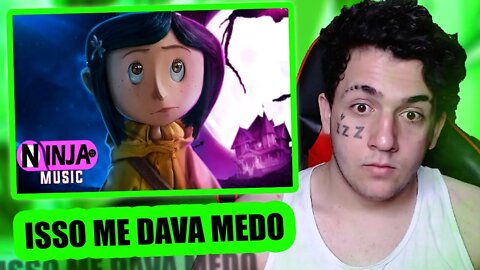 O Mundo Secreto | Coraline | Ninja Feat. Kalxyz - Léo Muriel React