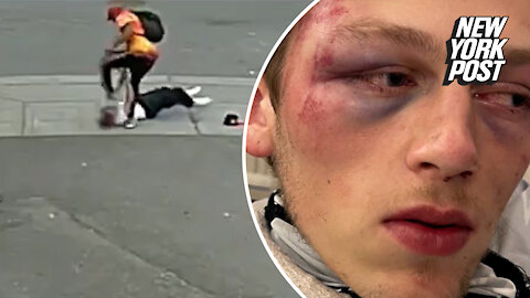 22 year-old visiting Seattle brutally beaten by stranger, video shows