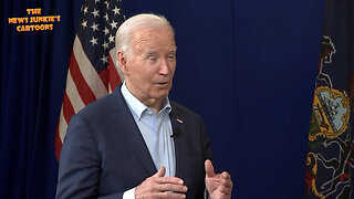 Local reporter: "When you drive around the area, you see a lot of Trump signs, not very many Biden signs." Biden: "You haven't been driving the right places, pal." ... Reporter: "They're giving me the wrap up sign."