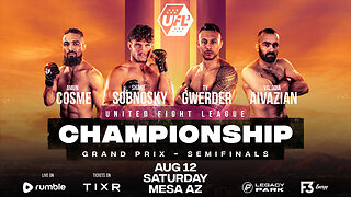 UFL 3 Semifinals Championship Grand Prix | UFL 3 | United Fight League