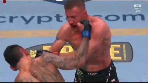 #UFC300 Finish Slow-mo Replay #JoeRoagan