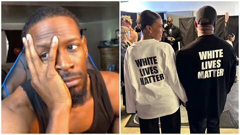 Kanye and Candace Owens Had on a WHITE LIVES MATTER shirt