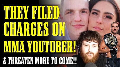 Ian Garry & Wife FILE CHARGES Against MMA YOUTUBER!! Sean Strickland THREATENED w/ Defamation Suit!