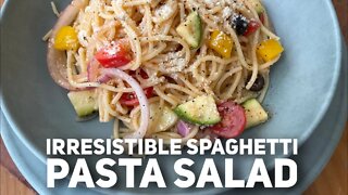 Irresistible Spaghetti Pasta Salad (Easy)