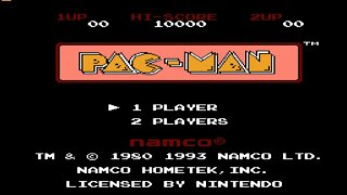 Pac-Man (1980) Full Game Walkthrough [NES]
