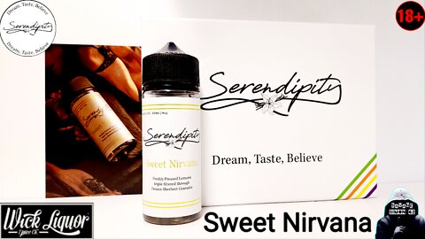 SERENDIPITY "SWEET NIRVANA" E-LIQUID REVIEW 🔞 #serendipityliquid #wickliquor #ukeliquid