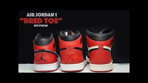 Air Jordan 1 Bred Toe Review / History