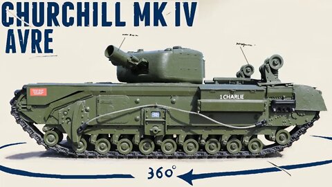 Churchill Mk IV AVRE - Juno Beach - Walkaround.