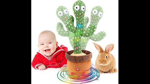 28 March 2024 ICute Babies Playing with Dancing Cactus (Hilarious)Cute Baby Funny Videos.