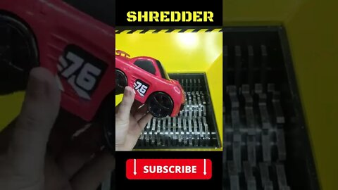 Mega Hot Wheels VS Triturador Shredder Machine // #Shorts