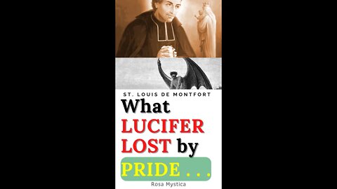 Lucifer lost and Mary won by St. Louis De Montfort #shorts