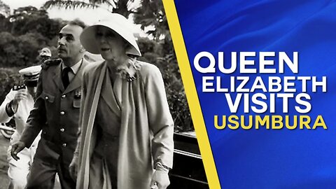 Queen Elisabeth of Belgium visits Usumbura in Belgian Ruanda-Urundi