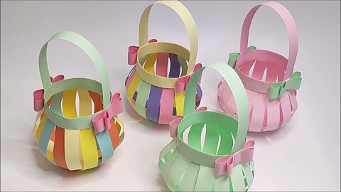 HOW QUICK AND EASY TO MAKE A BASKET | DIY | How to make a basket from paper | paper craft