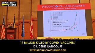 17 Million Covid 'Vaccine' Deaths -Dr. Denis Rancourt (ICS4)
