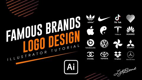 Famous Brands Logo Design | Adobe Illustrator