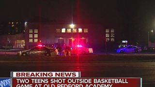 Two teens shot near Old Redford Academy
