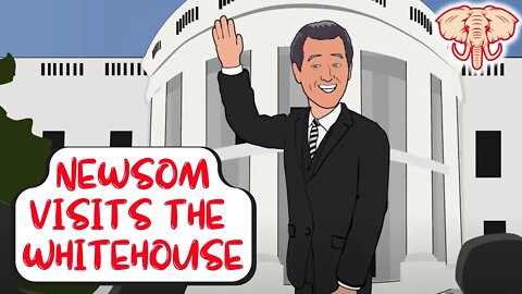 Gavin Newsom visits WHITE HOUSE | Let's Find Out WHY! 😂 [RED ELEPHANT]