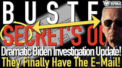 E-Mail Found! Dramatic Biden Investigation Update! Biden's SECRET'S OUT! URGENT NARA RECORD REQUEST!