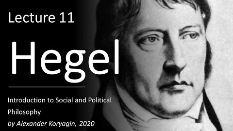 Hegel's Political Philosophy | MPT20 05